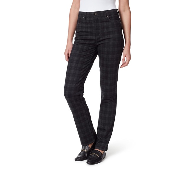 Women’s Black Plaid Pants - Picture 3 of 3